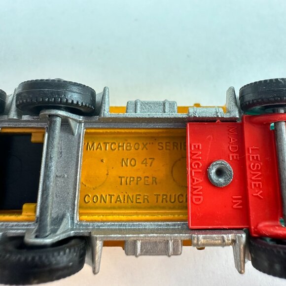 Vintage Matchbox Lesney Series No. 47 Tipper Container Truck Diecast Model - Picture 6 of 6
